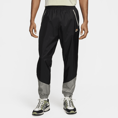 Black nike windrunner pants on sale